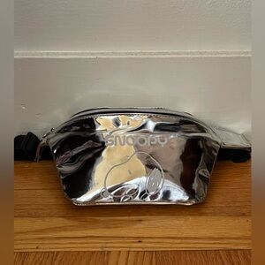 Silver Snoopy Fanny Pack